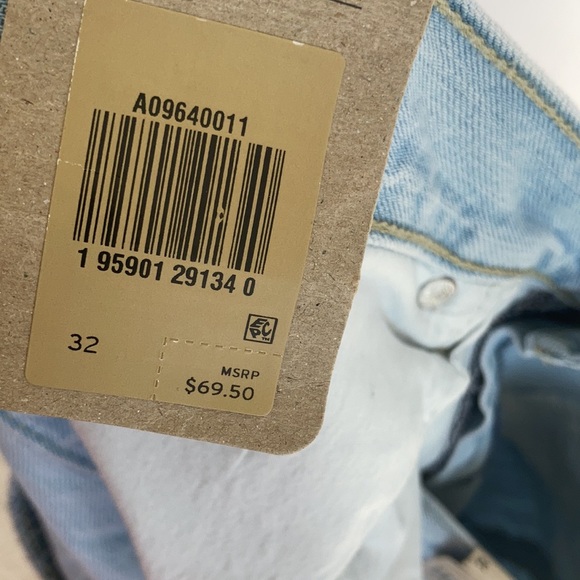 Levi’s Low pro midrise Straight leg jean distressed denim cotton 32 - Picture 17 of 17